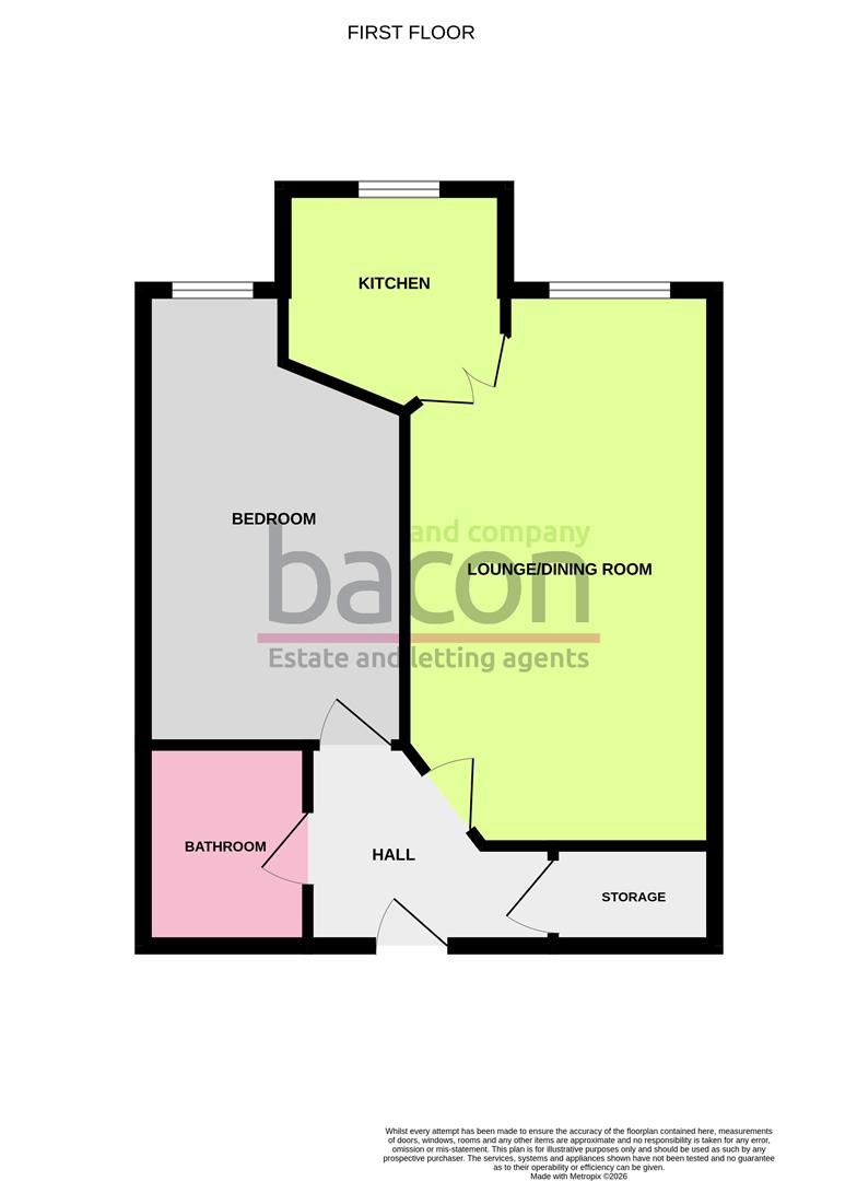 Floor Plan | Flat - Retirement | Highfield Court, 75 Penfold Road, Worthing | For Sale